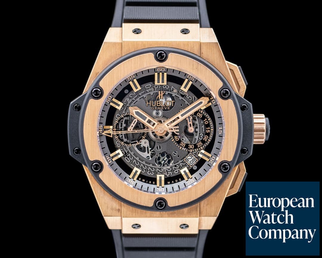 Image of Hublot King Power Unico Chronograph 18k RG Limited Edition