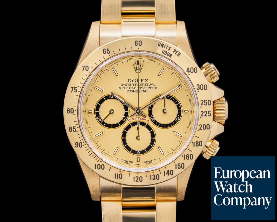 Image of Rolex Daytona Zenith Champagne Dial SHARP "4-Liner" c. 1990