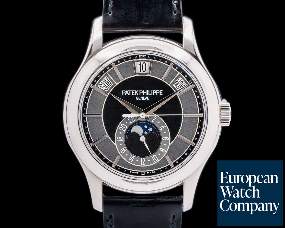 Image of Patek Philippe Annual Calendar Rhodium Dial 18K White Gold