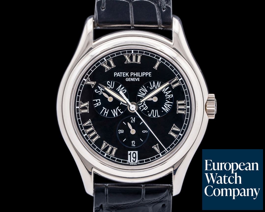 Image of Patek Philippe Annual Calendar 5035G Black Dial 18K White Gold