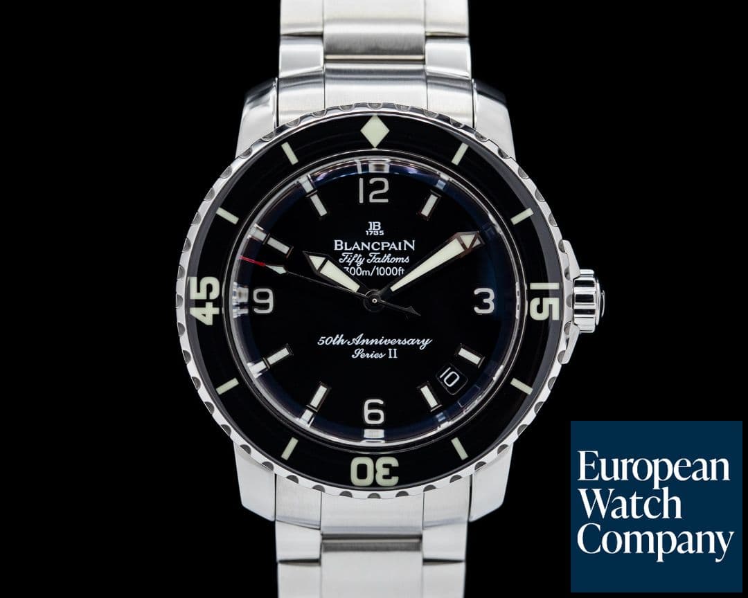 Image of Blancpain Fifty Fathoms 50th Anniversary Series II SS LIMITED RARE