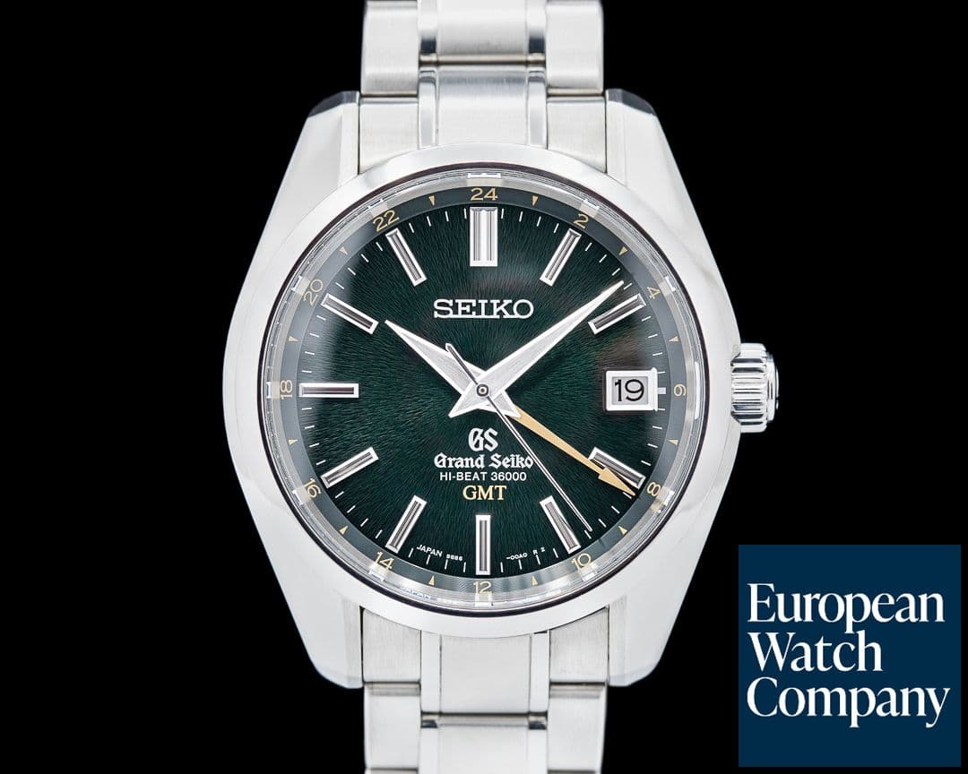 Image of Grand Seiko Hi Beat 36000 GMT Automatic SS / Green Dial Limited Edition