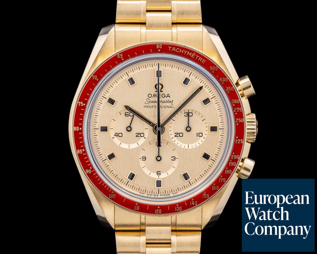 Image of Omega Apollo XI 50th Anniversary Speedmaster 18K Yellow Gold