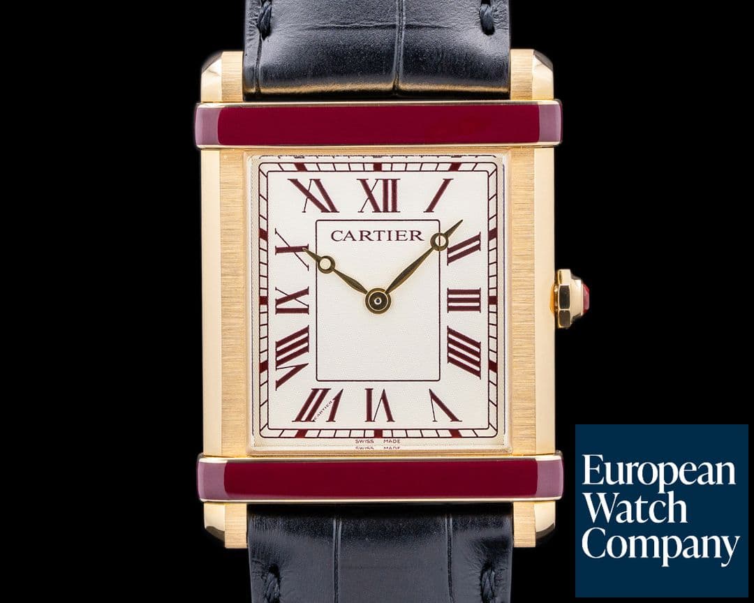 Image of Cartier Tank Chinoise WGTA0204 Yellow Gold Chinese LIMITED