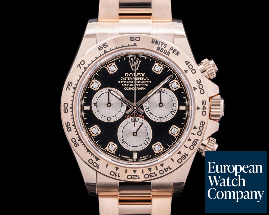 Image of Rolex Daytona 126505 18K Everose Gold / Black Dial DIAMONDS 2024