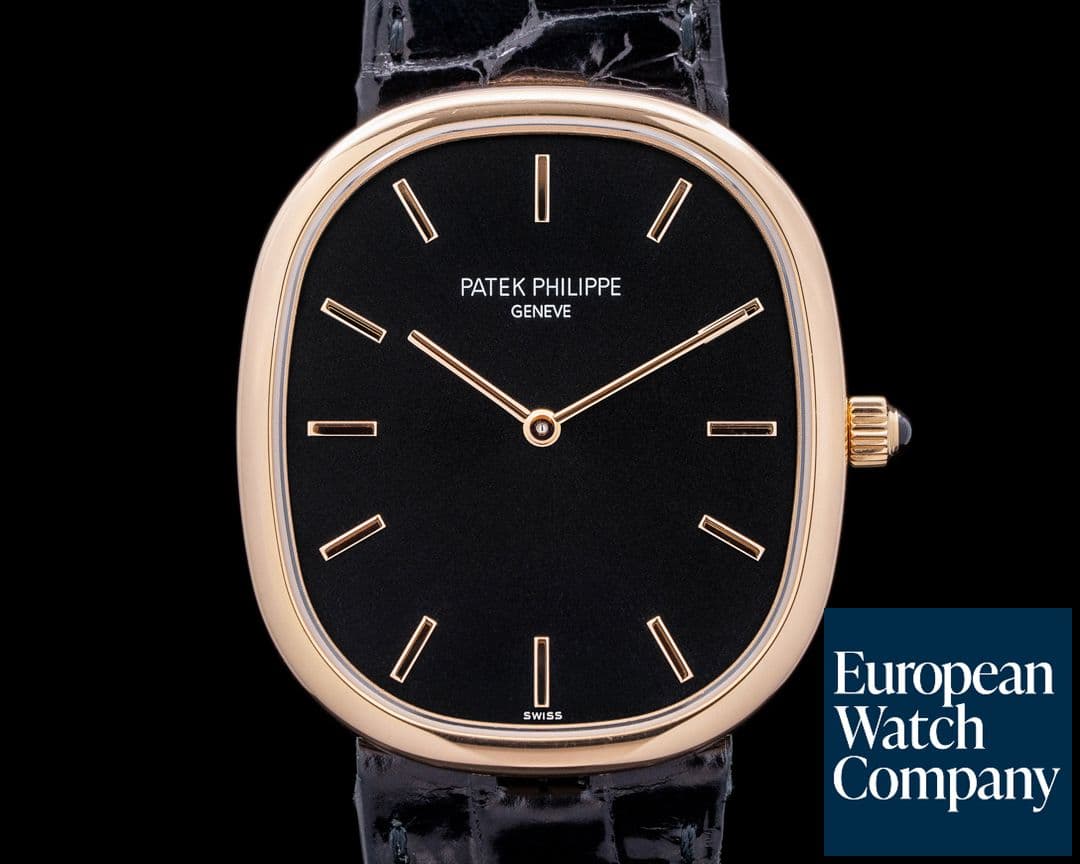 Image of Patek Philippe Golden Ellipse 5738R Rose Gold Black Dial 2020