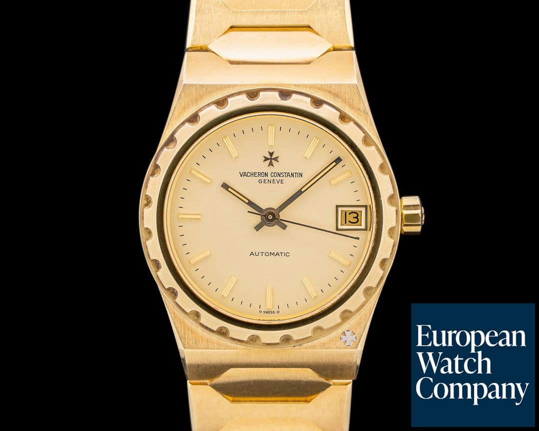 Image of Vacheron Constantin Overseas 222 Vintage 18k Yellow Gold Mid Size 33MM