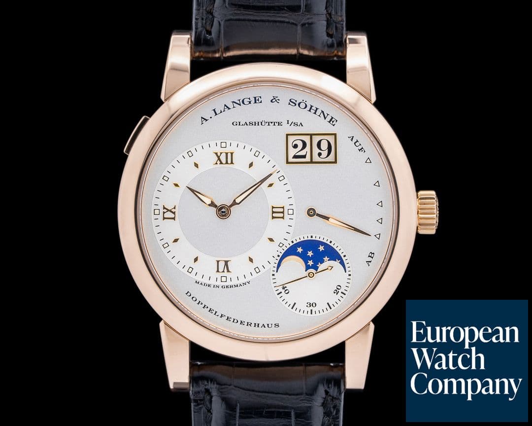 Image of A. Lange and Sohne Lange 1 Moon 109.032 18K Rose Gold DEPLOYANT