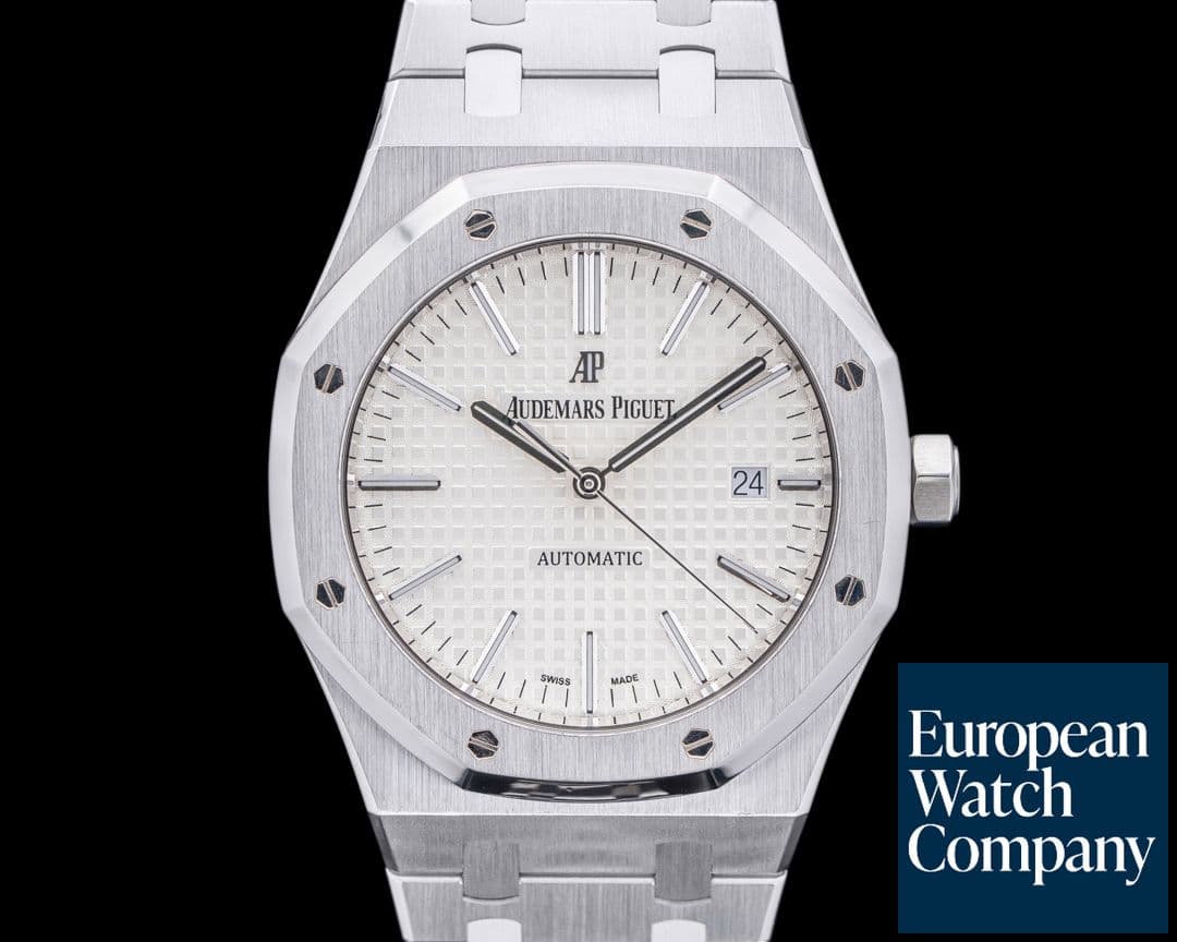 Image of Audemars Piguet Royal Oak 15400 Silver Dial SS FULL SET