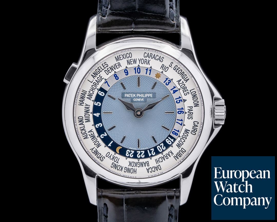 Image of Patek Philippe World Time Platinum 5110P FULL SET