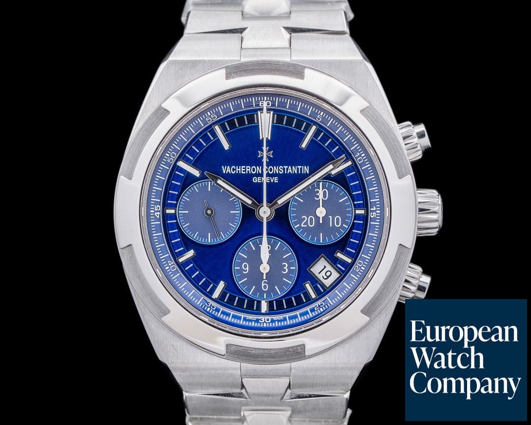 Image of Vacheron Constantin Overseas Chronograph 5500V Blue Dial SS