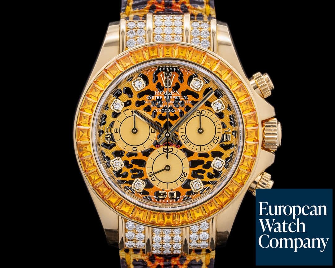 Image of Rolex Cosmograph Daytona 116598 SACO "LEOPARD" 18K
