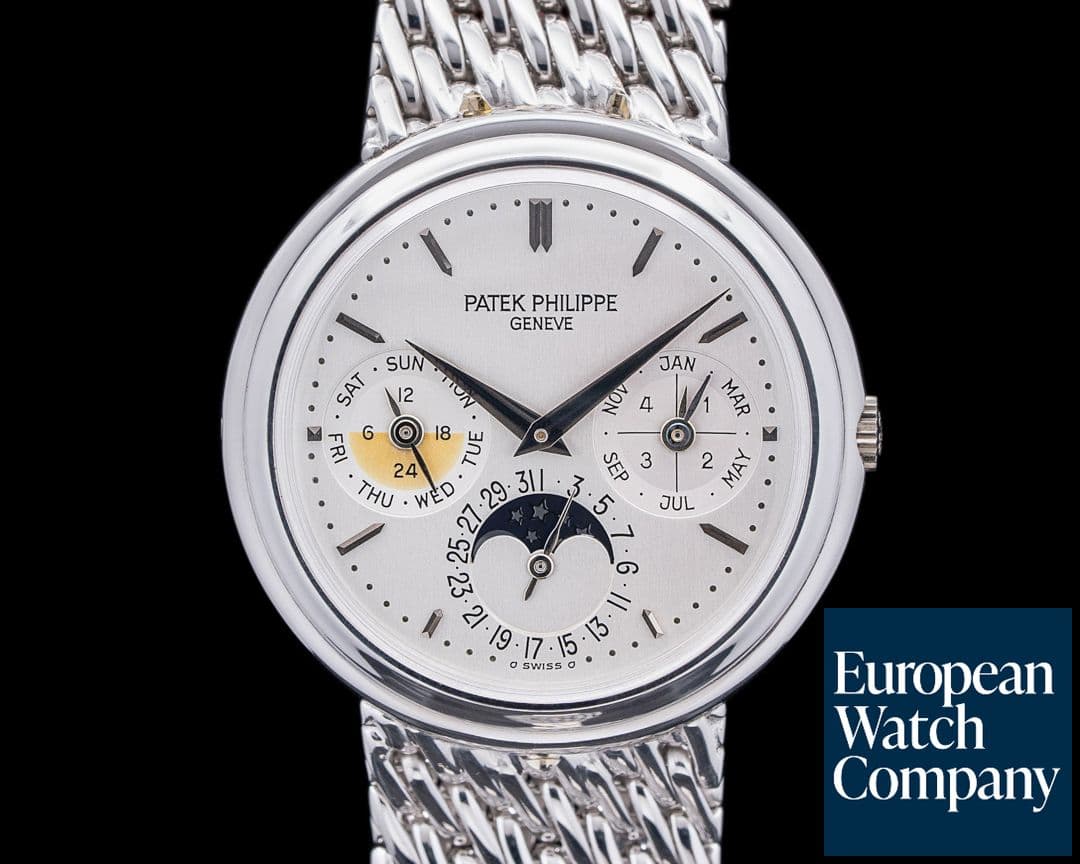 Image of Patek Philippe Perpetual Calendar 3945/1 SECOND SERIES 18K White Gold