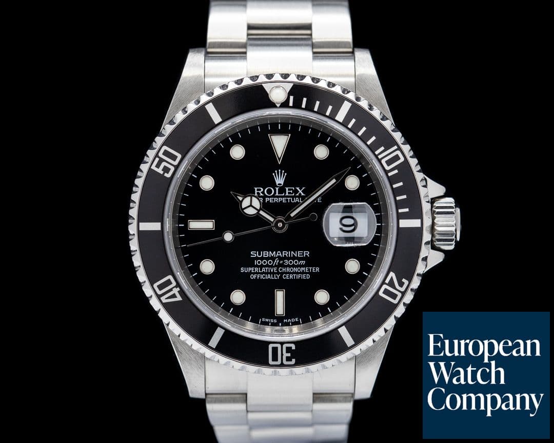 Image of Rolex Submariner SS Black Dial