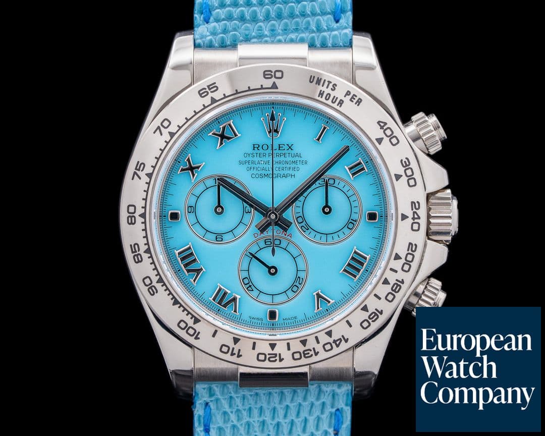 Image of Rolex Daytona 116519 "BEACH" Blue Dial 18K White Gold