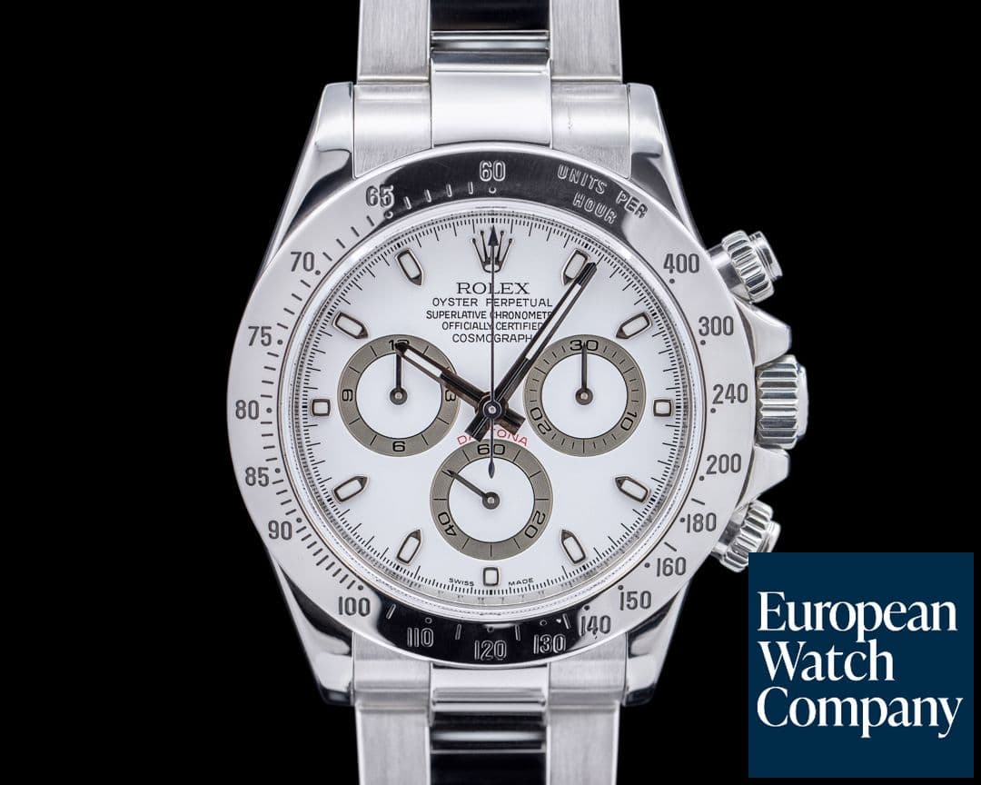 Image of Rolex Daytona 116520 White Dial SS