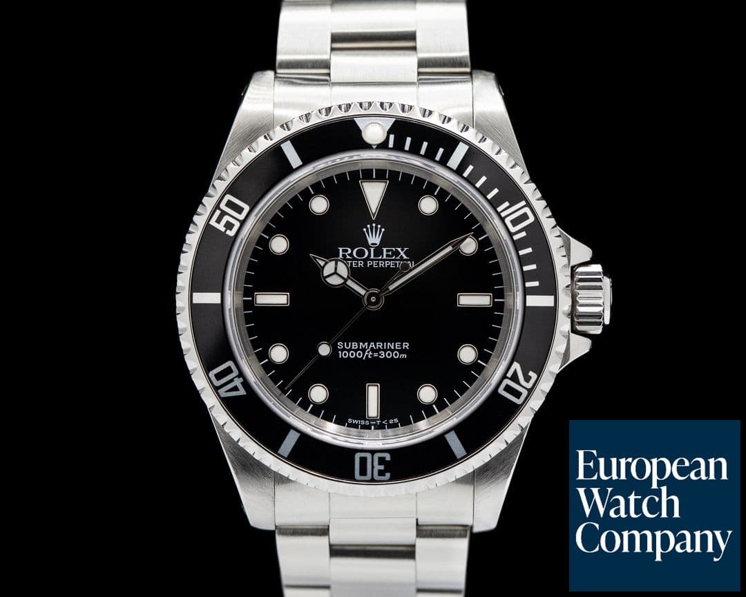 Image of Rolex Submariner No Date SS 2-Line FULL SET