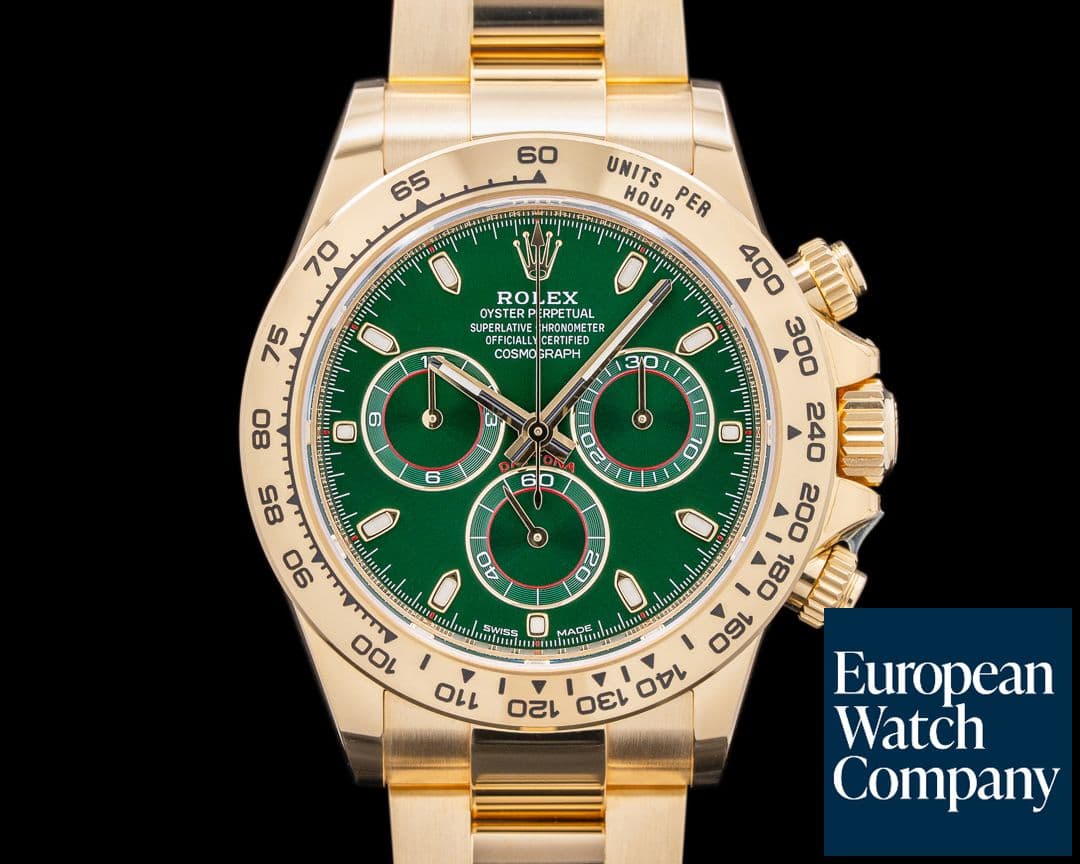 Image of Rolex Daytona 116508 18k Yellow Gold / Green Dial 2023