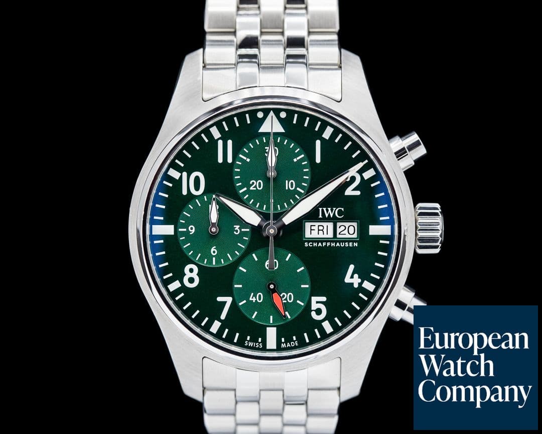 Image of IWC Pilot's Watch Chronograph 41mm SS Green Dial