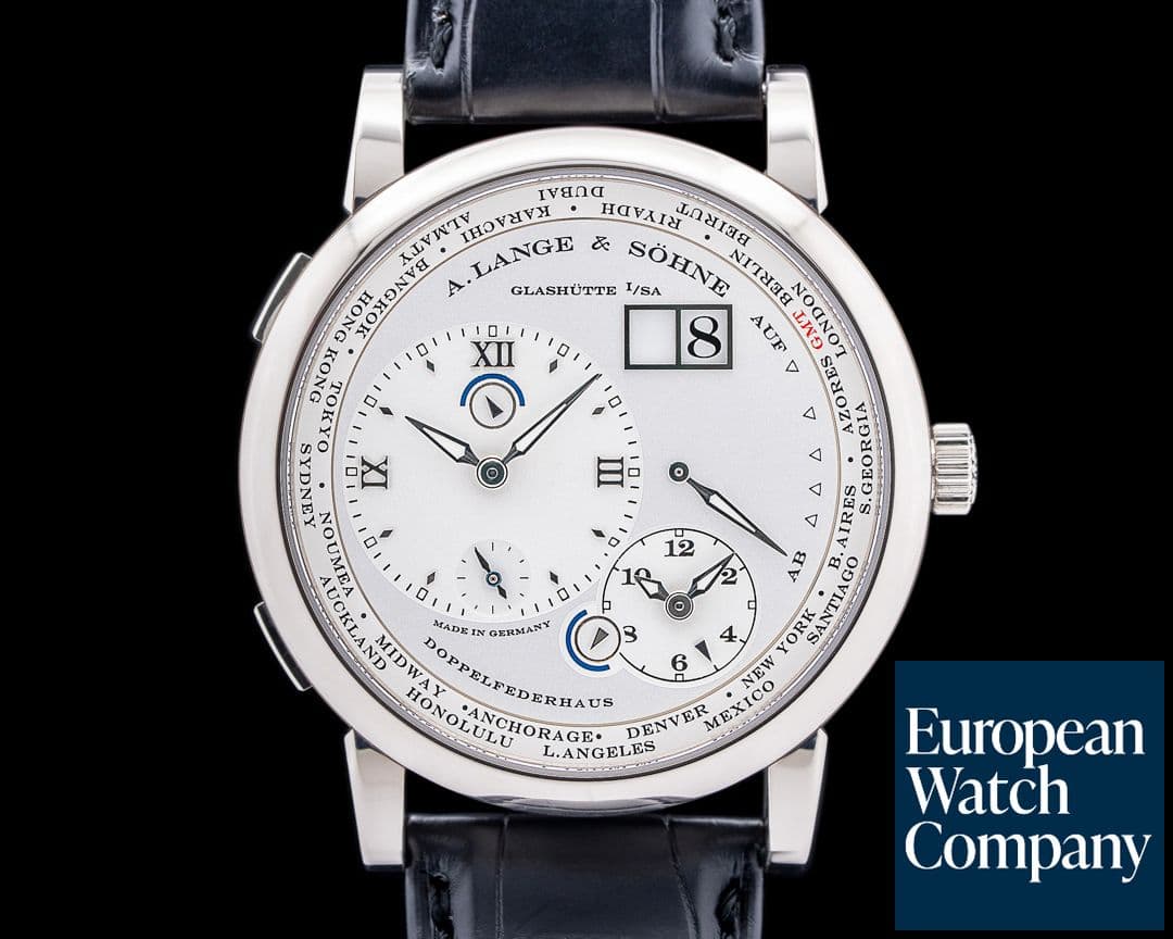 Image of A. Lange and Sohne Lange 1 Time Zone 116.039 18K White Gold