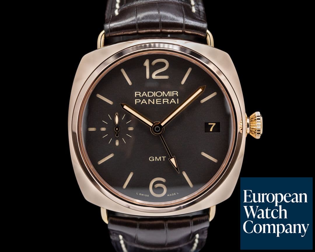 Image of Panerai Radiomir 3 Day GMT 18K Rose Gold
