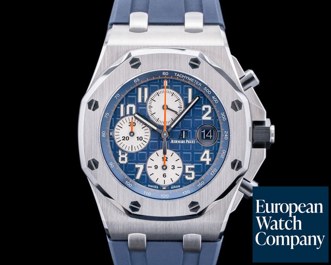 Image of Audemars Piguet Royal Oak Offshore Blue Dial SS / Rubber