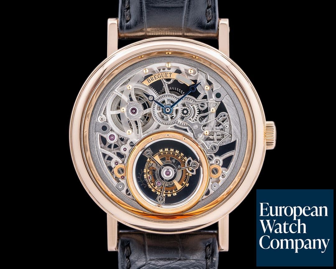Image of Breguet Classique Tourbillon Messidor 5335 Skeleton 18K Rose Gold
