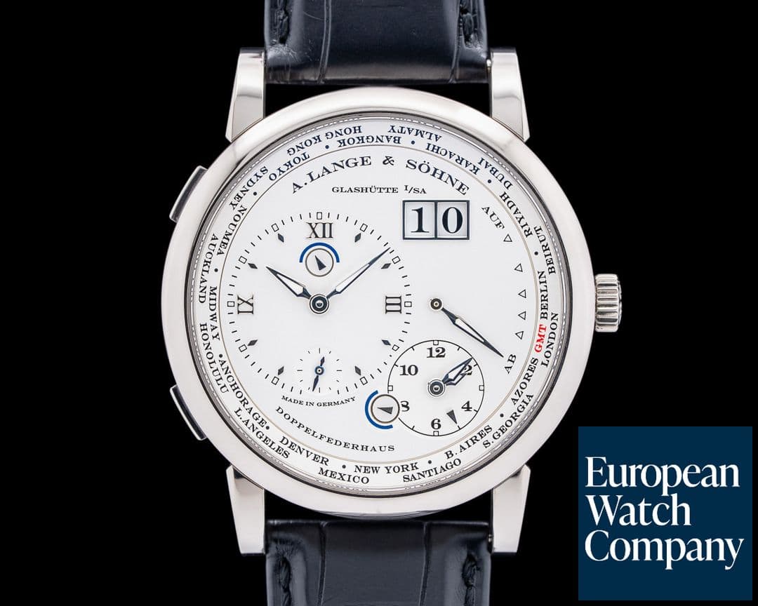 Image of A. Lange and Sohne Lange 1 Time Zone 116.039 18K White Gold