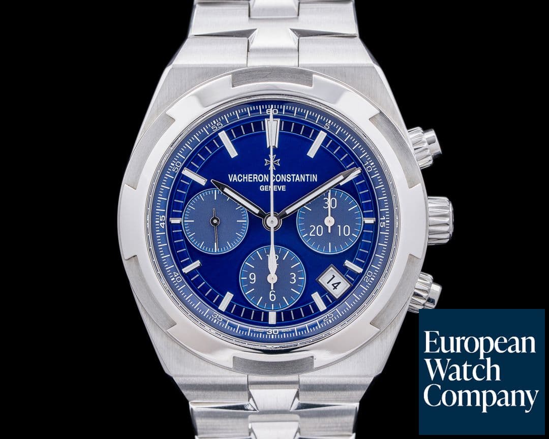 Image of Vacheron Constantin Overseas Chronograph 5500V Blue Dial SS