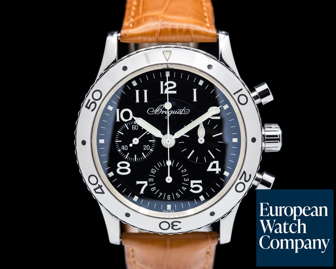 Image of Breguet Type XX Aeronavale Black Dial SS