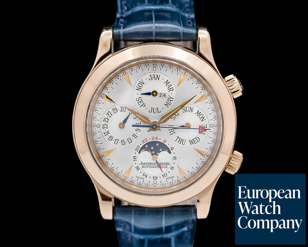 Image of Jaeger LeCoultre Master Grande Memovox Perpetual Calendar 18K Rose Gold