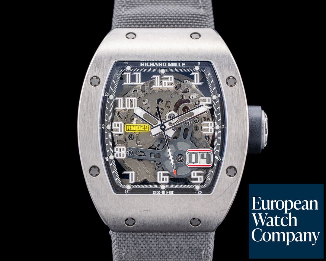 Image of Richard Mille Richard Mille RM029 Automatic Oversize Date Titanium / Rubber
