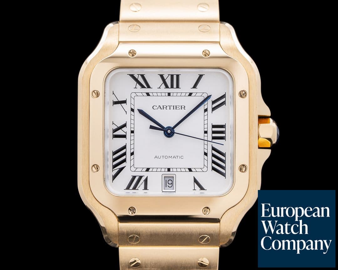 Image of Cartier Santos Large 18K Yellow Gold Automatic 2024