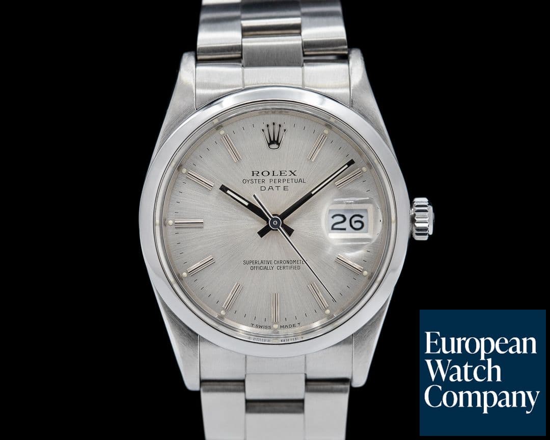 Image of Rolex Oyster Perpetual Date Silver Dial SS