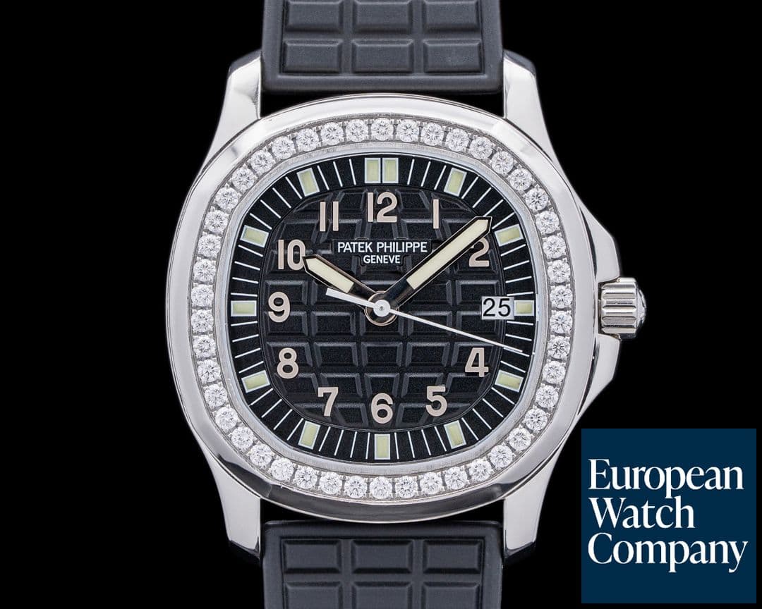 Image of Patek Philippe Aquanaut 5067A Ladies SS Black Dial with Diamonds
