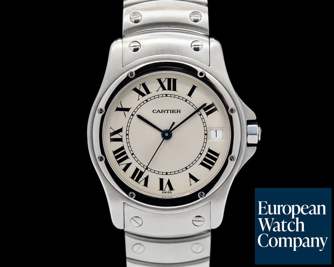 Image of Cartier Santos Ronde Automatic SS / Bracelet 34mm