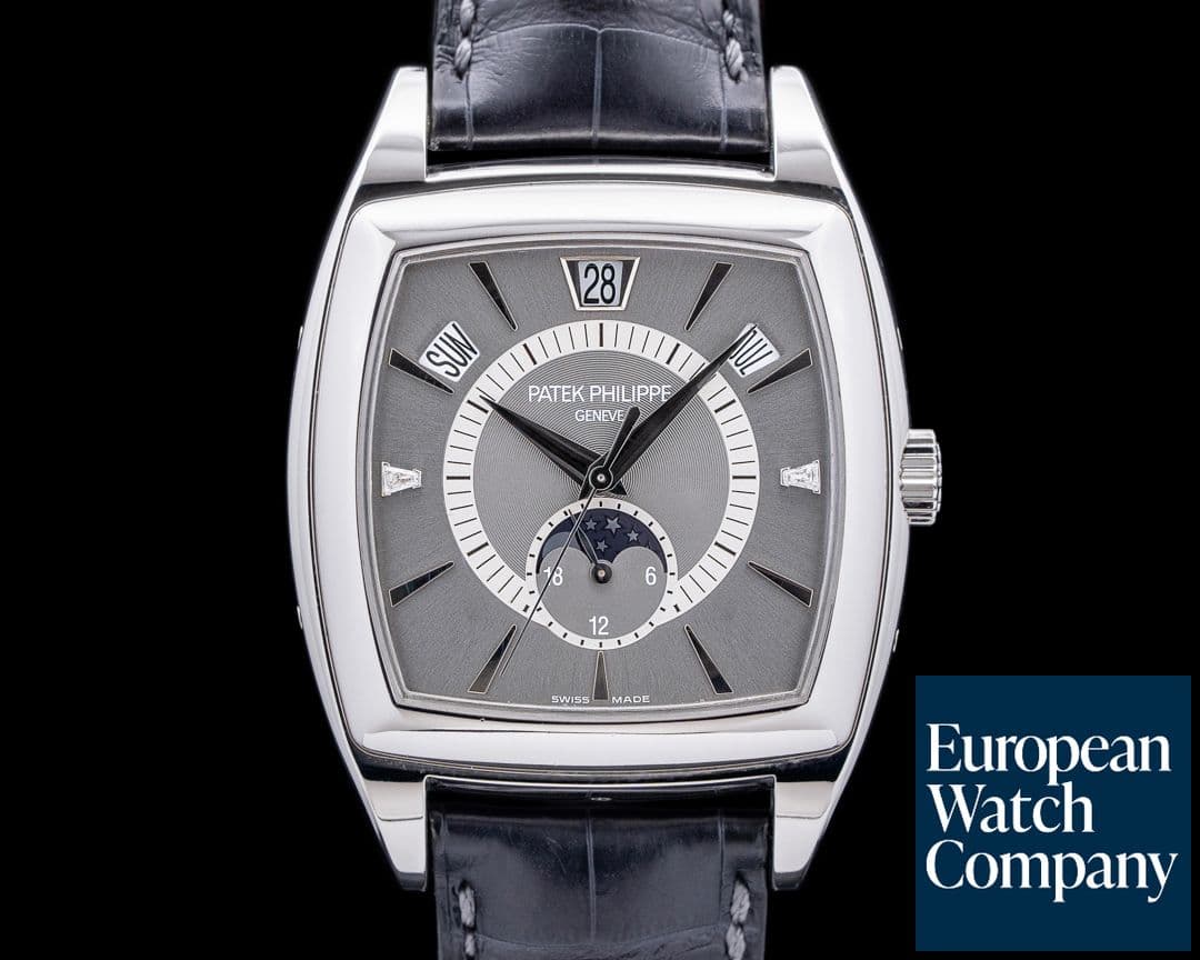Image of Patek Philippe Gondolo Calendario 5135 Grey Dial Platinum