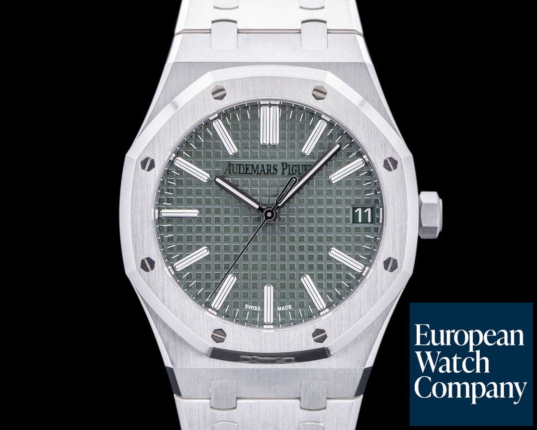 Image of Audemars Piguet Royal Oak Green Dial 15510ST