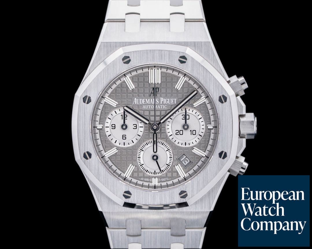 Image of Audemars Piguet Royal Oak Chronograph Ruthenium Dial SS 38MM