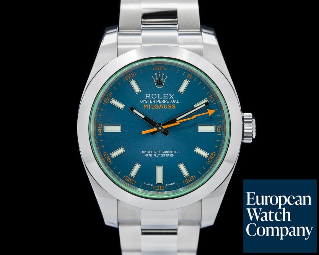 Image of Rolex Milgauss 116400GV Green Crystal