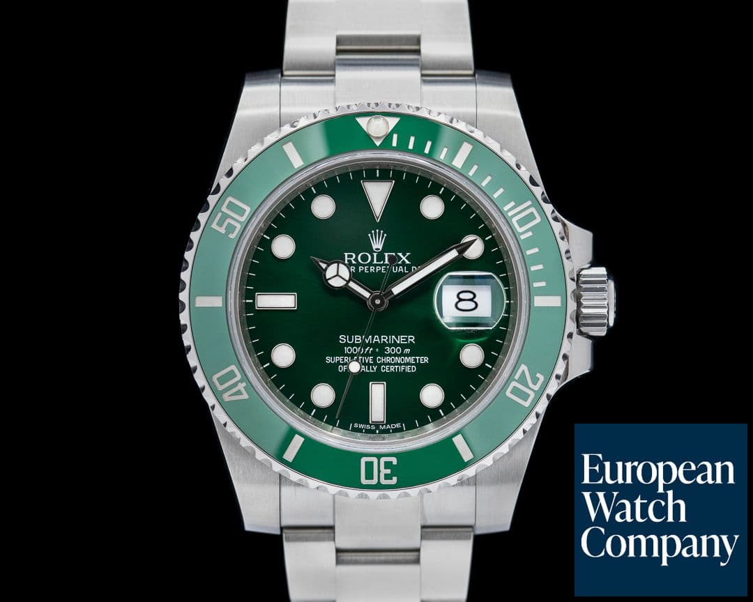 Image of Rolex Submariner "Hulk" Green Ceramic Bezel Green Dial SS