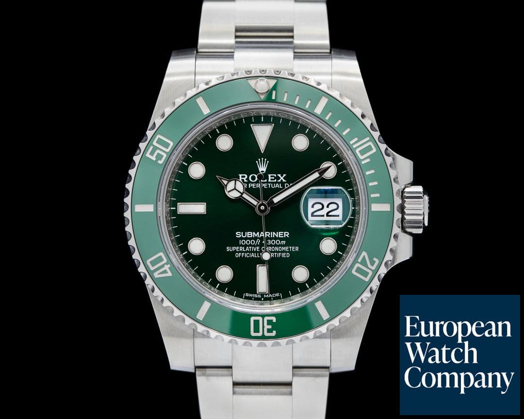 Image of Rolex Submariner "Hulk" Green Ceramic Bezel Green Dial SS