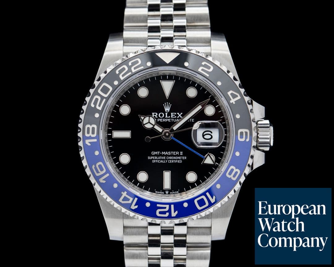 Image of Rolex GMT Master II 126710BLNR Ceramic "Batman" SS / Jubilee