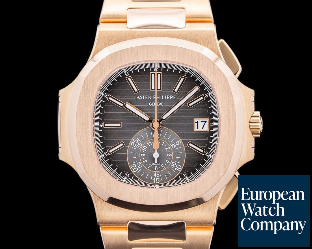Image of Patek Philippe Nautilus 5980/1R Chronograph 18K Rose Gold