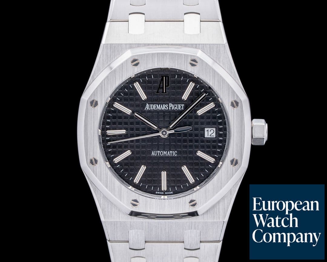 Image of Audemars Piguet Royal Oak 15300ST Black Dial SS 39MM