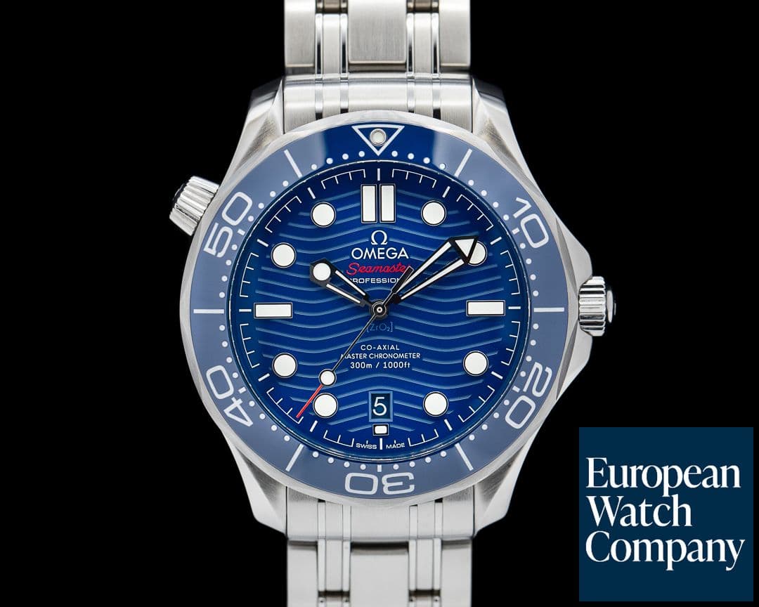 Image of Omega Seamaster Diver 300M SS Blue Dial 42MM