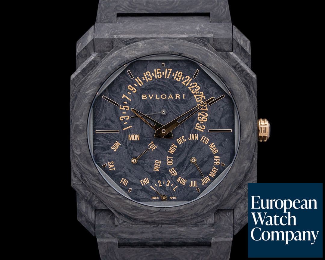 Image of Bulgari Octo Finissimo CarbonGold Perpetual Calendar 40MM