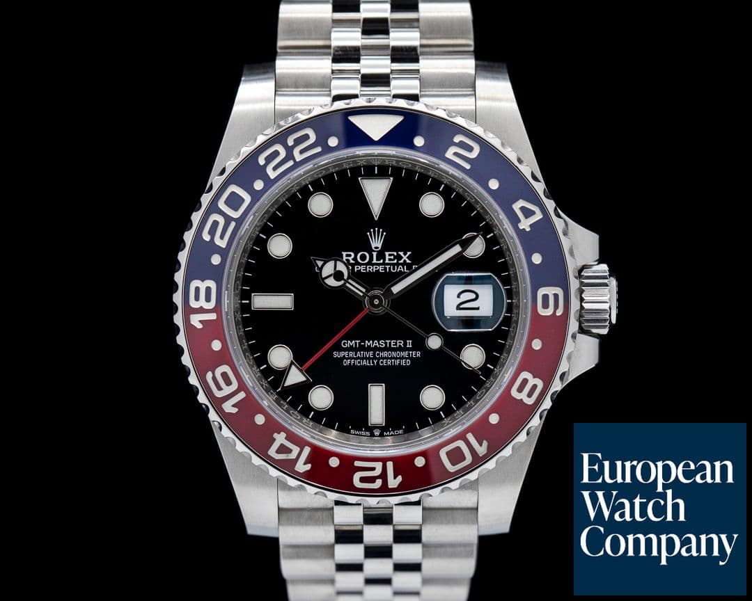 Image of Rolex GMT Master II Ceramic 126710 "Pepsi" SS Jubilee