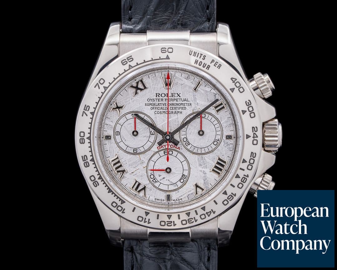 Image of Rolex Daytona 116519 18K White Gold / Meteorite