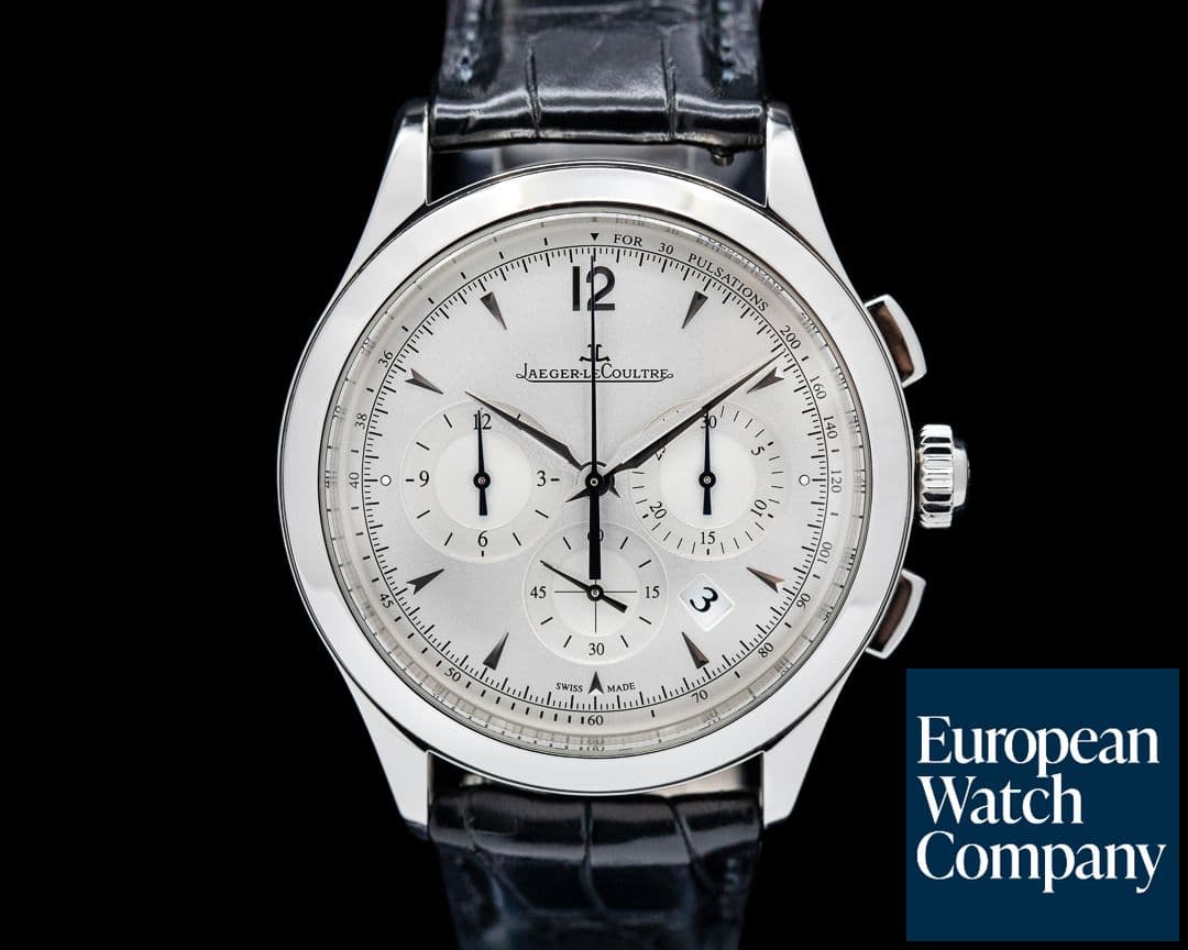 Image of Jaeger LeCoultre Master Chronograph SS Silver Dial